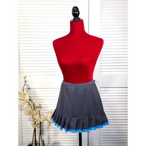 Bolle High Performance Pleated Hem Athletic Sport Tennis Skirt Skort SzM 1463